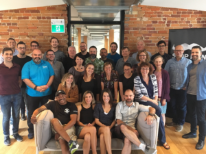 Moustaches for Mental Health Team Photo