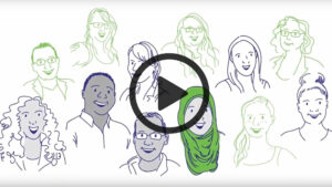 Cartoons of the MHCC Youth Council appear drawn onto a whiteboard.