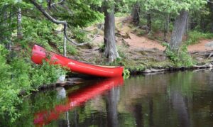 “Herkimer”, Aimee’s beloved canoe