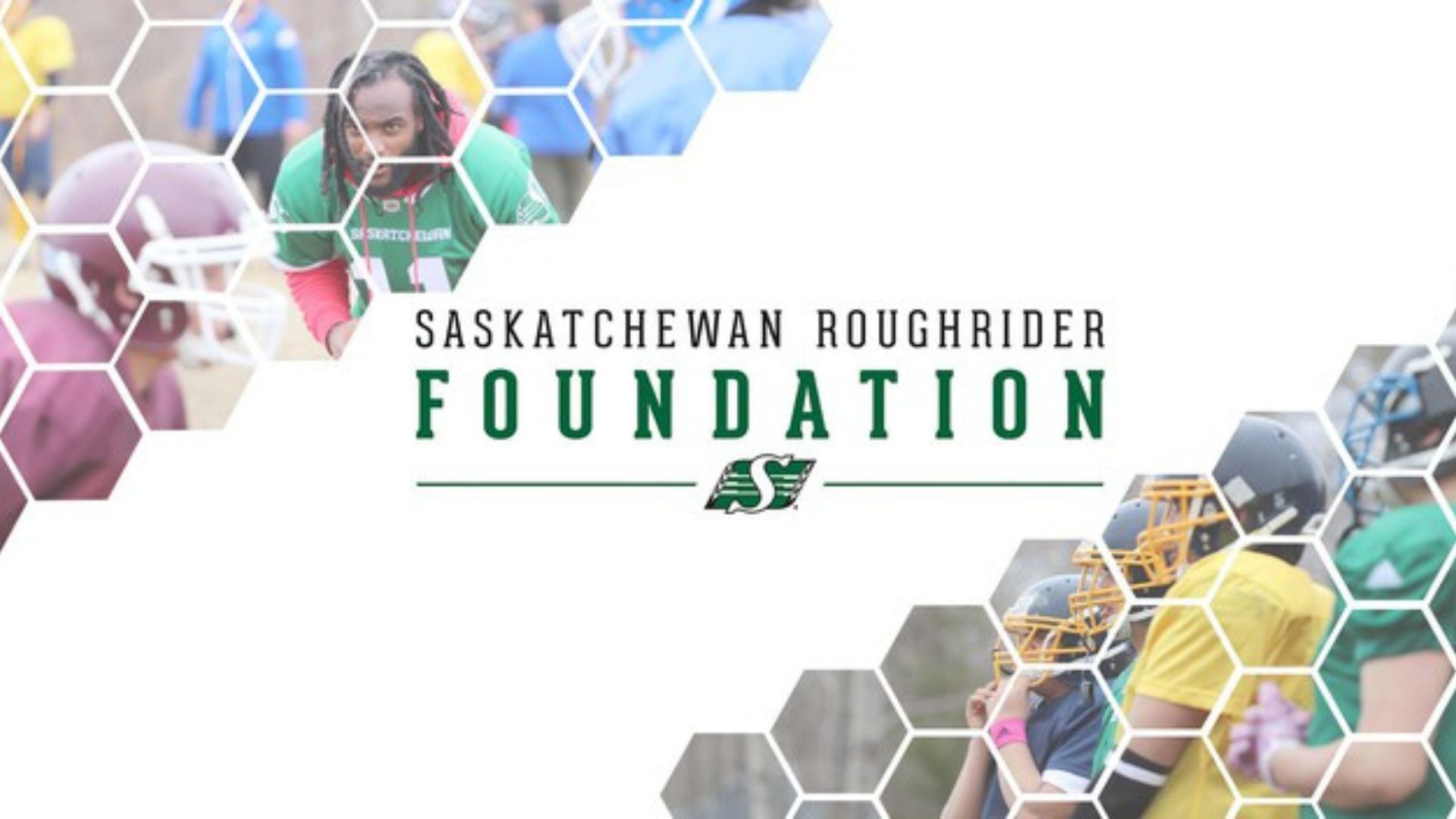 Saskatchewan Roughrider Foundation logo / Logo de la Fondation Roughrider de la Saskatchewan