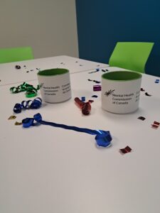 MHCC mugs and confetti